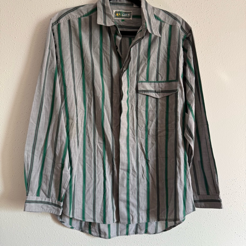 Vintage Levi's International Collection Button Up Size Medium